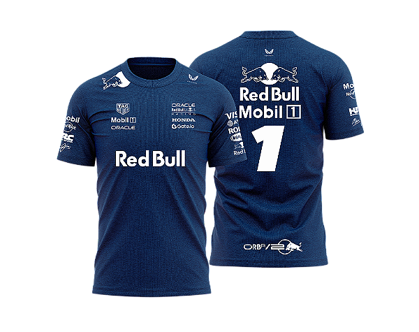 Camiseta Red Bull Racing Max Verstappen Blue 2025