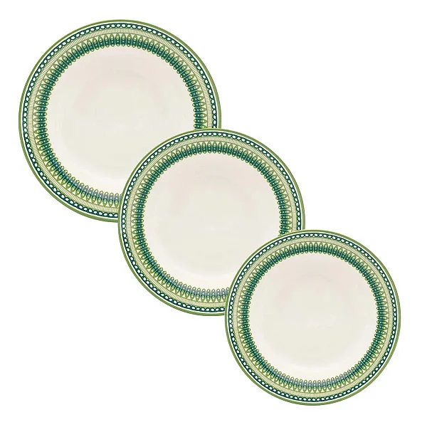 Aparelho de Jantar e Lanche 12pcs Donna Campestre