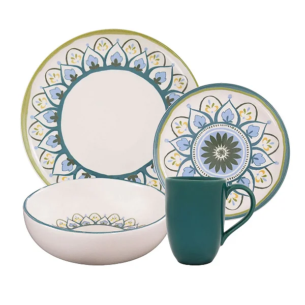 Aparelho de Jantar 16 peças Flat Nisa