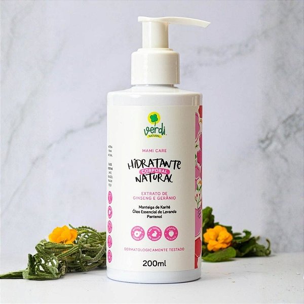 Hidratante Corporal Ginseng e Gerânio 200ml