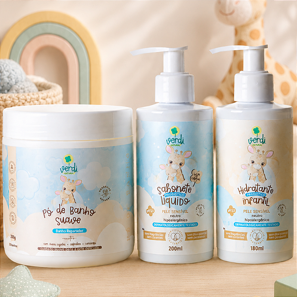 Kit para Pele Sensível e Dermatite Atópica