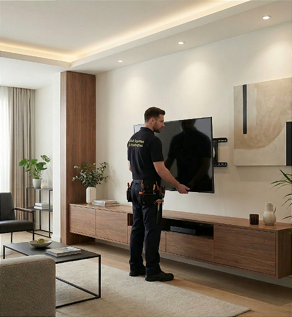 Instalação de Suporte de TV na parede