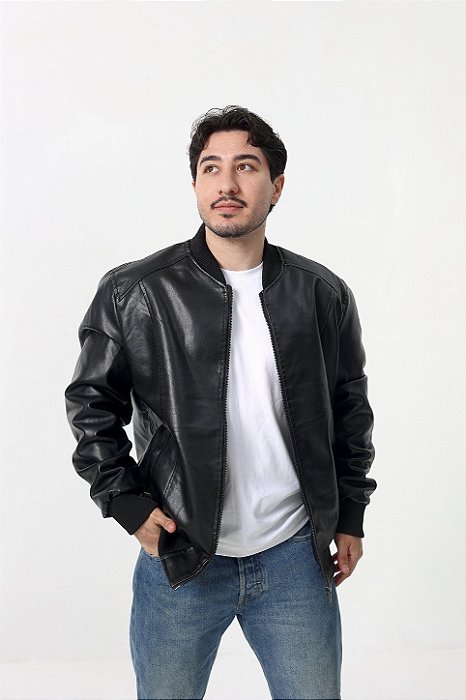 Jaqueta Couro Legacy - Preto