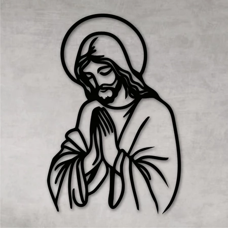 Quadro Decorativo Jesus em MDF