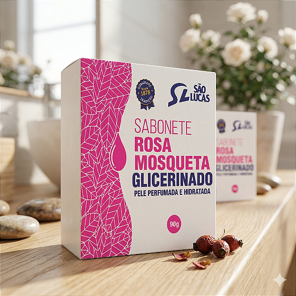 Sabonete de Rosa Mosqueta Glicerinado 90g