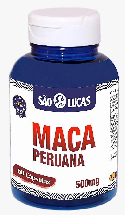 Maca Peruana 500mg em Cápsulas | São Lucas
