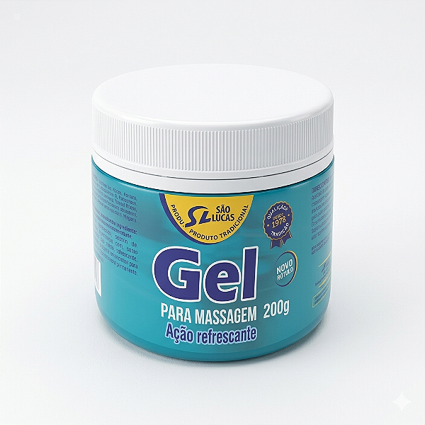 Gel para Massagem São Lucas 200g | Arnica e Óleos Naturais