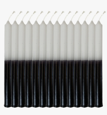 Vela Preta e Branca 1kg