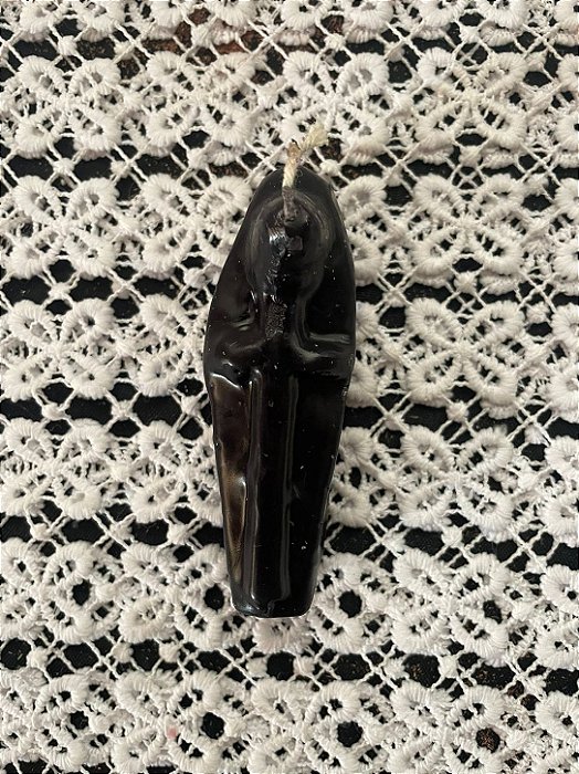 Vela Magia Caixão Preto