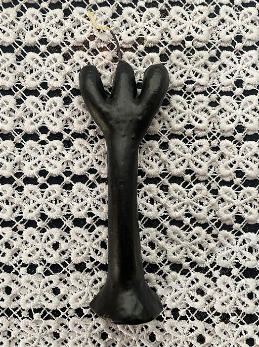 Vela Magia Garfo/Tridente Preta