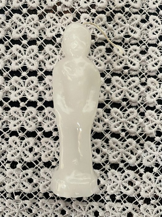 Vela Magia Boneco Branca