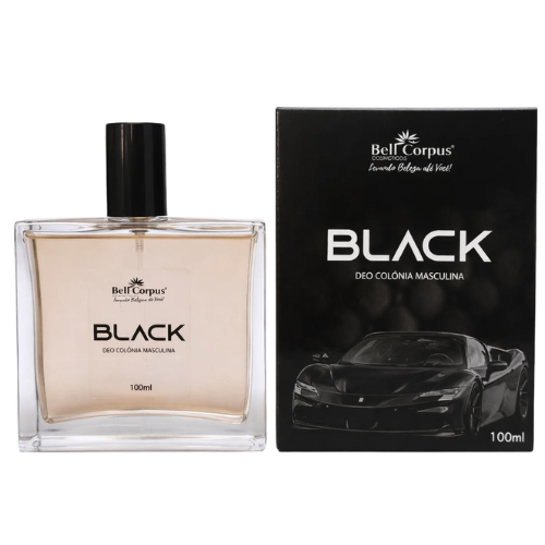 Deo Colônia Masculina Black 100ml