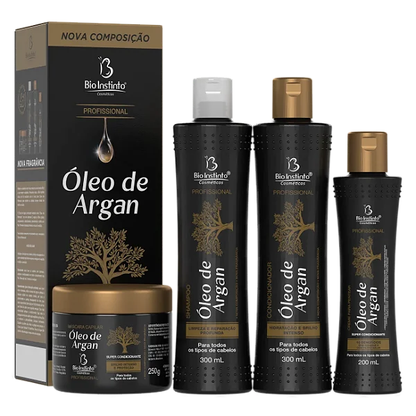 Kit Capilar Profissional Óleo de Argan