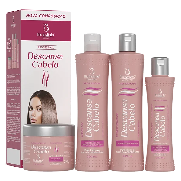 Kit Capilar Profissional Descansa Cabelo