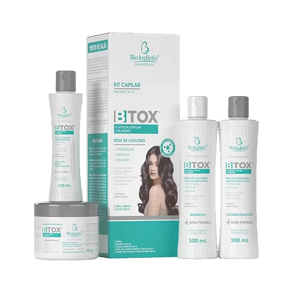 Kit Capilar Btox Plástica Capilar 4 itens