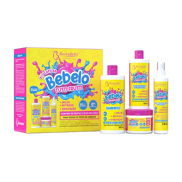 Kit Capilar Bebeloo Tutti Frutti