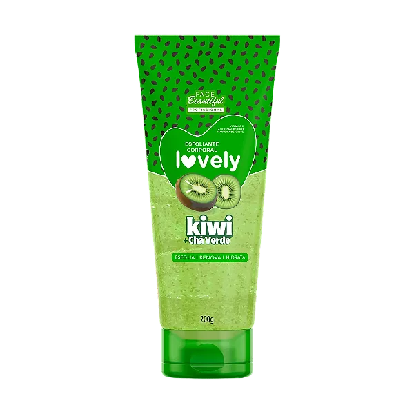 Esfoliante Corporal Lovely Kiwi + Chá Verde 200g