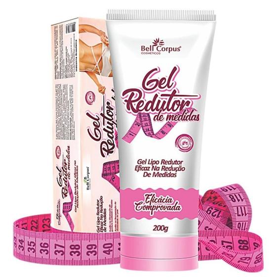 Gel Lipo Redutor de Medidas 200g Bell Corpus Cosméticos