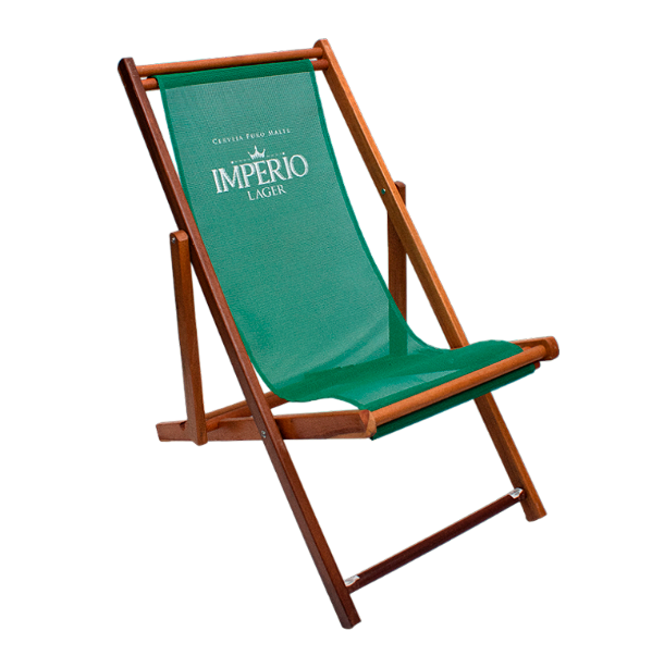 CADEIRA DE PRAIA/PISCINA MADEIRA IMPERIO LAGER TUNIC VERD IMPERIO