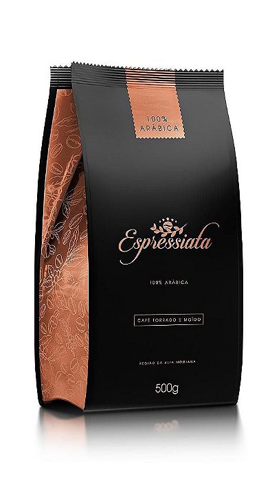 CAFE ARABICA 100% ESPRESSIATA 500G TORRADO E MOIDO TUNIC CAFE ESPRESSI