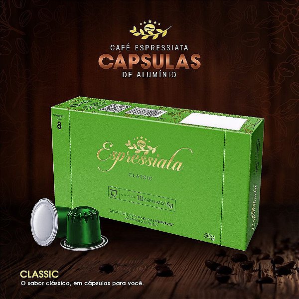 CAFE EM CAPSULA CLASSIC ESPRESSIATA 10CAP 5G TUNIC CAFE ESPRESSI
