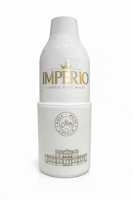 PORTA GARRAFA 600ML IMPERIO BRANCO TUNIC BRAN IMPERIO