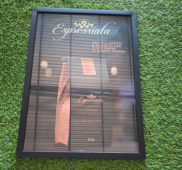 QUADRO DECORATIVO ESPRESSIATA 100% ARABICA TUNIC COLO ESPRESSI