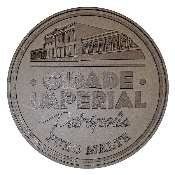 QUADRO CERVEJARIA CIDADE IMPERIAL ALTO RELEVO MDF TUNIC COLO CIDADE I