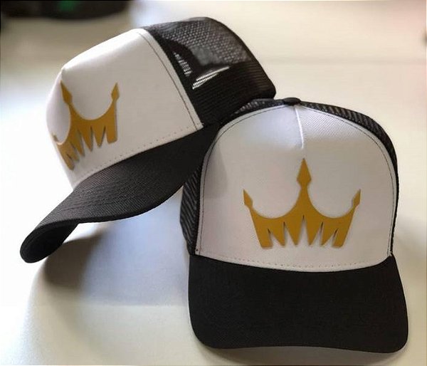 BONE IMPERIO COROA BRANCO/PRETO TUNIC PRET IMPERIO