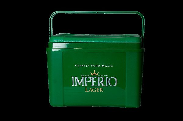 CAIXA TERMICA 12 LTS IMPERIO LAGER PLASTICO LAVIT TUNIC VERD IMPERIO