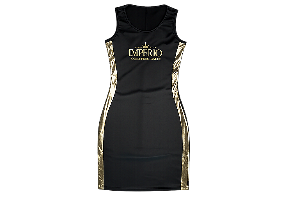 VESTIDO IMPERIO PROMOTORA PRETO - UNICO TUNIC PRET IMPERIO