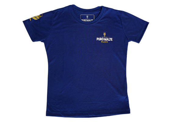 BABY LOOK CAMISETA PURO MALTE AZUL (PAI)