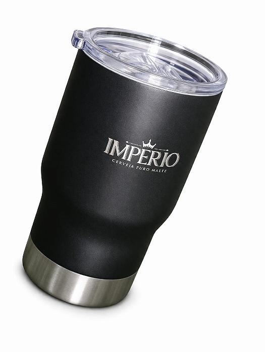 COPO TERMICO 400ML E PORTA LATA/LN BLACK PRETO T400 PRET IMPERIO