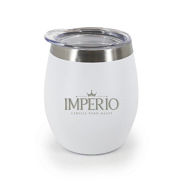 COPO TERMICO TX-5 240ML WHITE BRANCO T240 BRAN IMPERIO