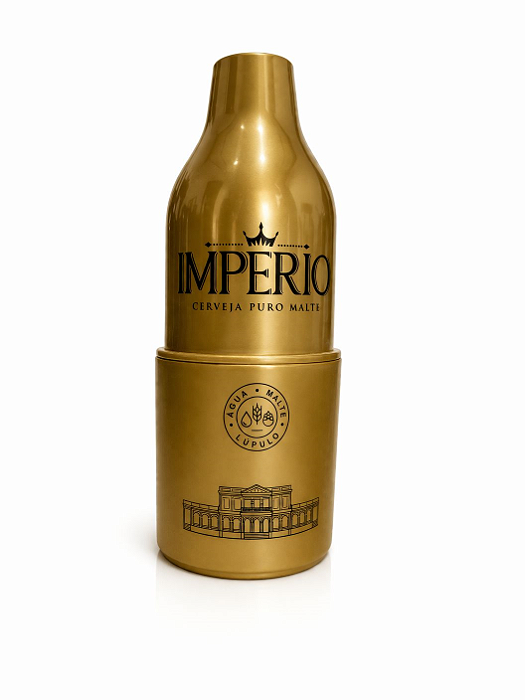 PORTA GARRAFA 600ML IMPERIO DOURADO DOUR IMPERIO