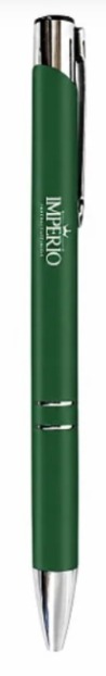 CANETA ALUMINIO VERDE -  IMPERIO/COROA TUNIC VERD IMPERIO