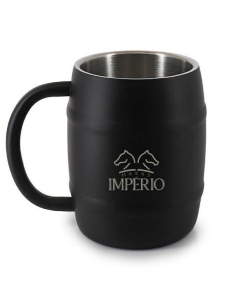 CANECA TERMICA HARAS IMPERIO 420ML PRETA T420 PRET HARAS IM