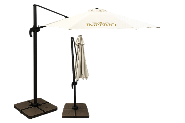 OMBRELLONE IMPERIO BEGE QUADRADO 3X3 M LATERAL T3,0 BEGE IMPERIO