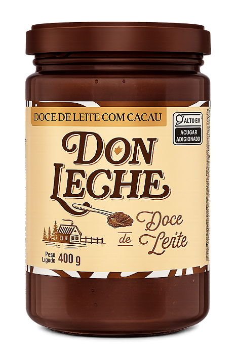 DOCE DE LEITE DON LECHE CACAU 400G T0,40 VIDR DON LECH