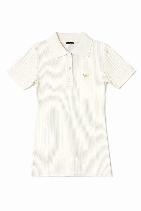 BABY LOOK POLO COROA SUETER BOTAO PRETO-P TP PRET IMPERIO