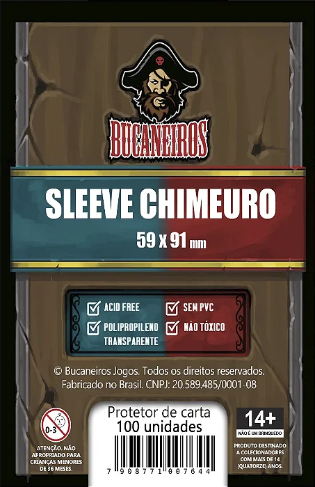 Sleeve Mini Chimeuro (43,5 x 67,5) Bucaneiros