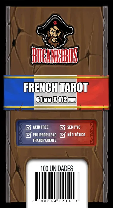 Sleeve French Tarot (61 x 112) Bucaneiros