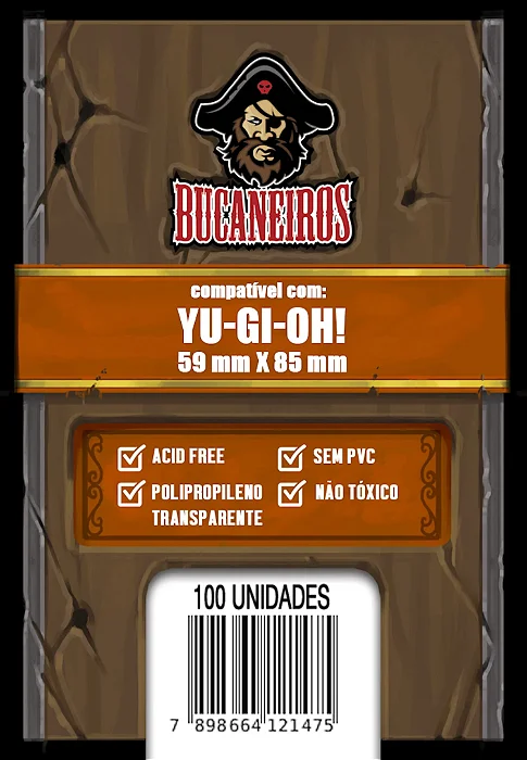 Sleeve Yu-gi-Oh (59 x 86) Bucaneiros