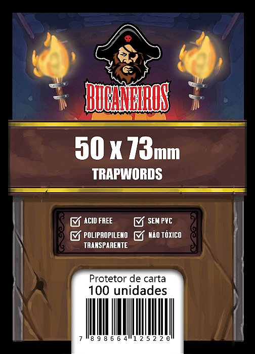 Sleeve Customizado para Trapwords / Meadow (50 x 73) Bucaneiros