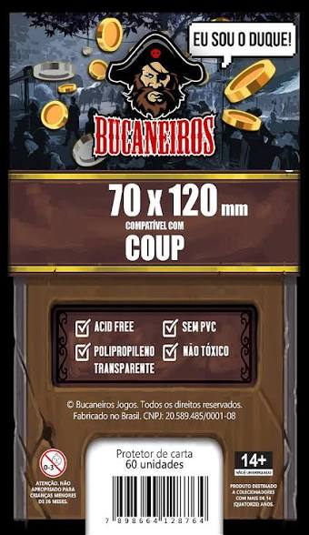 Sleeve Customizado para Coup (70 x 120)