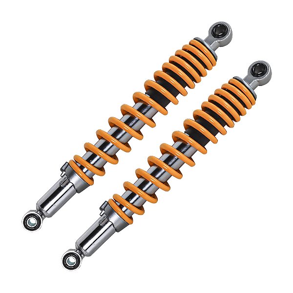 AMORTECEDOR GP7 (PAR) COM REG. FAZER 150 14/ MOLA AMARELA