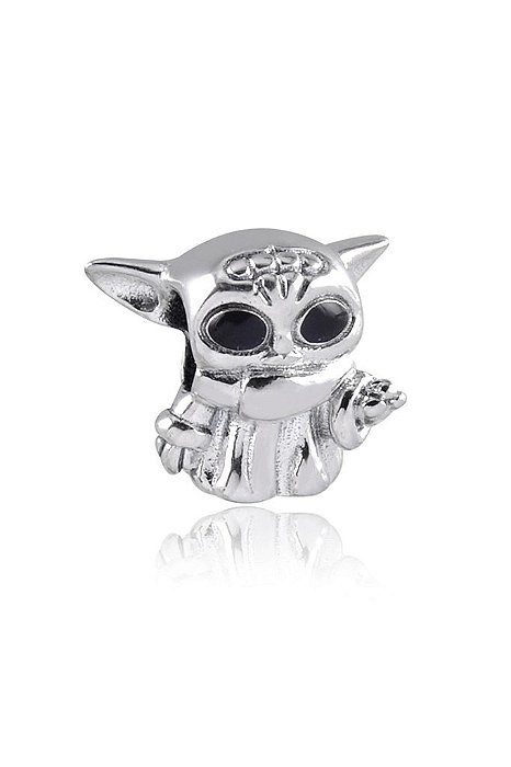 BERLOQUE BABY YODA SEPARADOR PULSEIRA PANDORA - PRATA 925