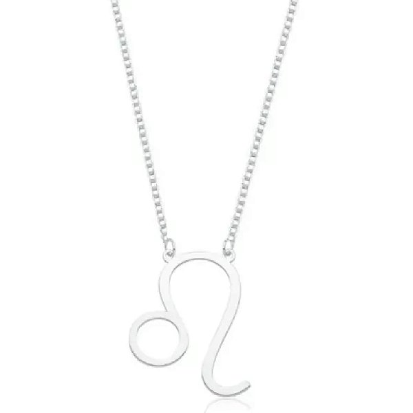 Colar feminino Signo Leão - PRATA 925