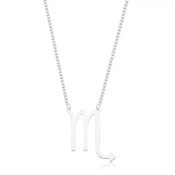 Colar Feminino Signo Escorpião - PRATA 925