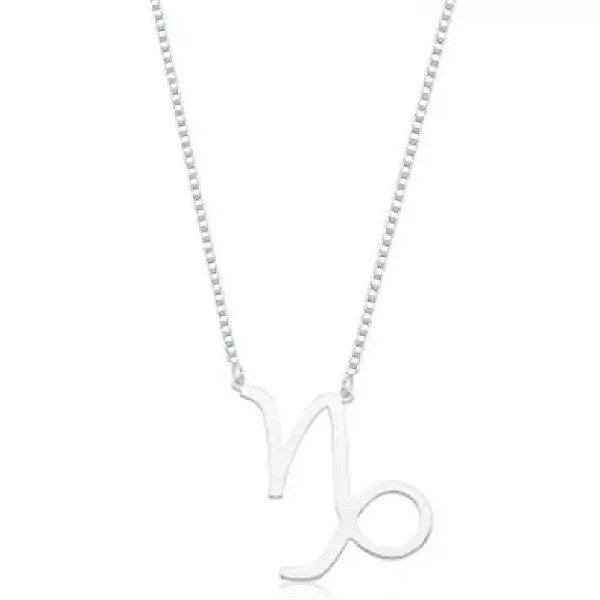 Colar Feminino Signo Capricórnio - PRATA 925